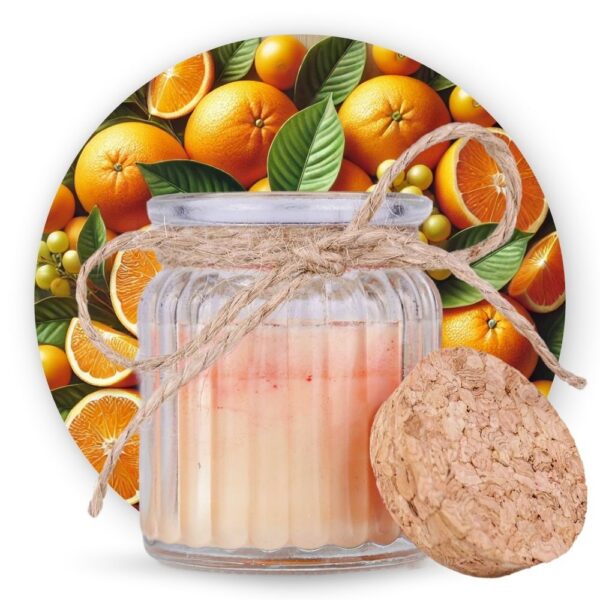 Aromatická sójová svíčka - Sicílská pomeranč