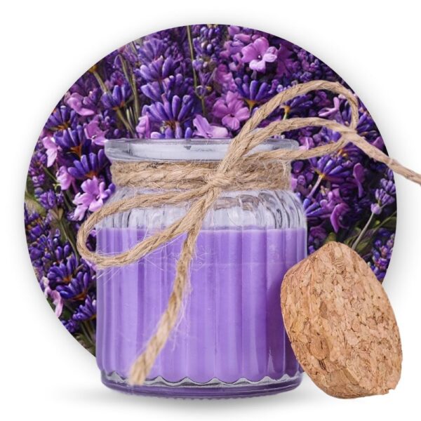 Aromatická sójová svíčka - Levandulová rozkoš