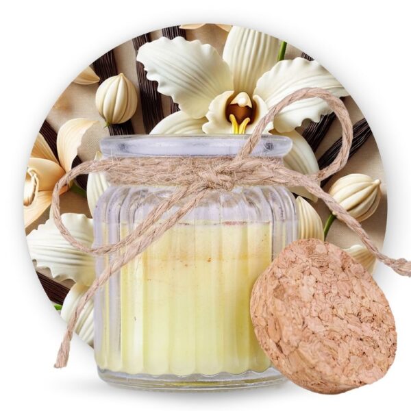 Aromatická Sójová Svíčka - Vanilková Tyčinka