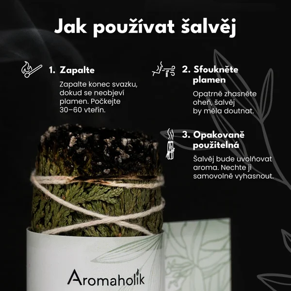 Sušený Cedr (Svazek 11cm)
