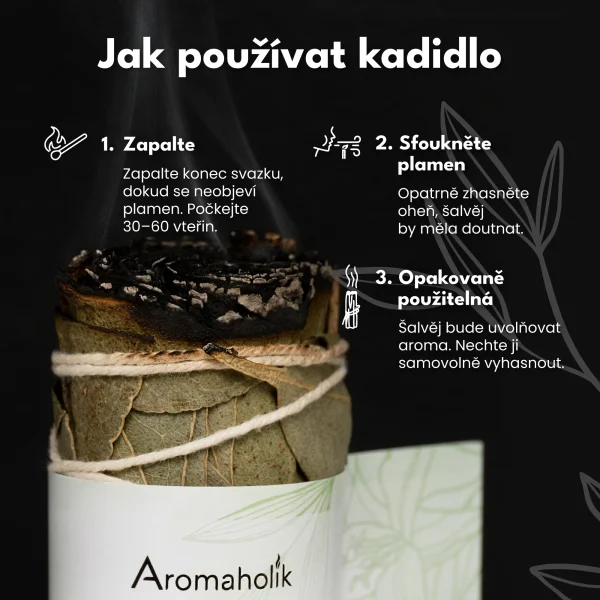 Sušený Eukalyptus (Svazek 11cm) do meditace