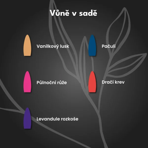 Květinové vonné tyčinky Mix 50ks.