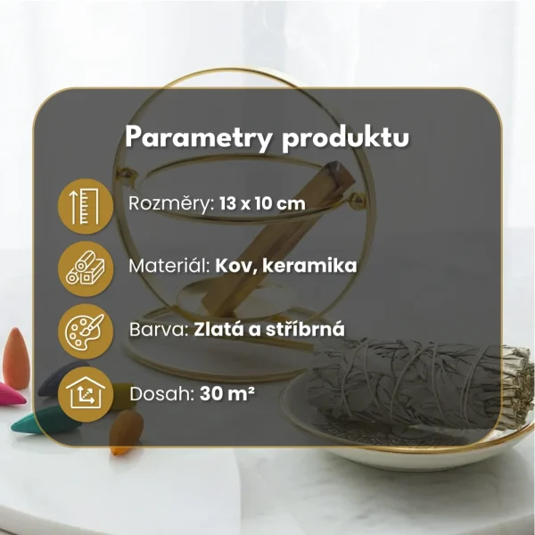 Aromatická lampa MEDITO™ do meditace