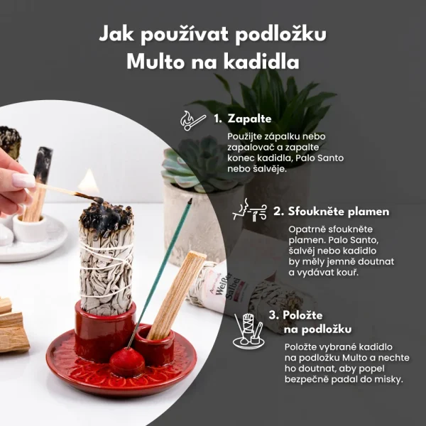 Podstavec Multo™ - Na kadidla 3 v 1